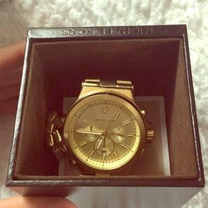 Gold Michael Kors watch